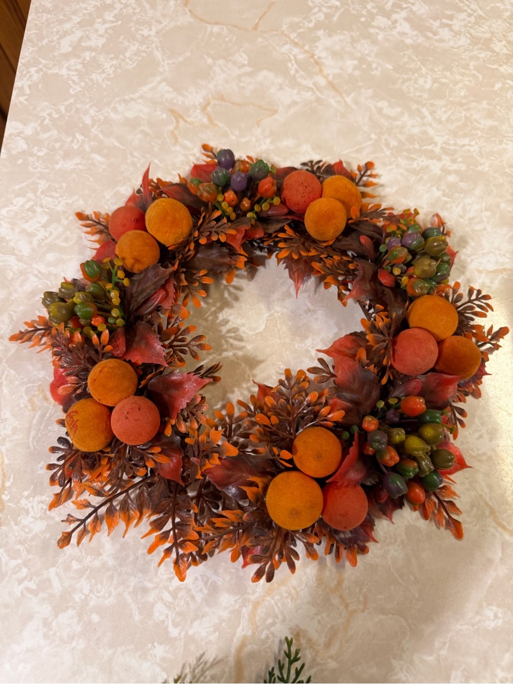 60’s VTG FLORALS Autumn & Christmas candle wreaths + Pink PROM roses .Home Decor